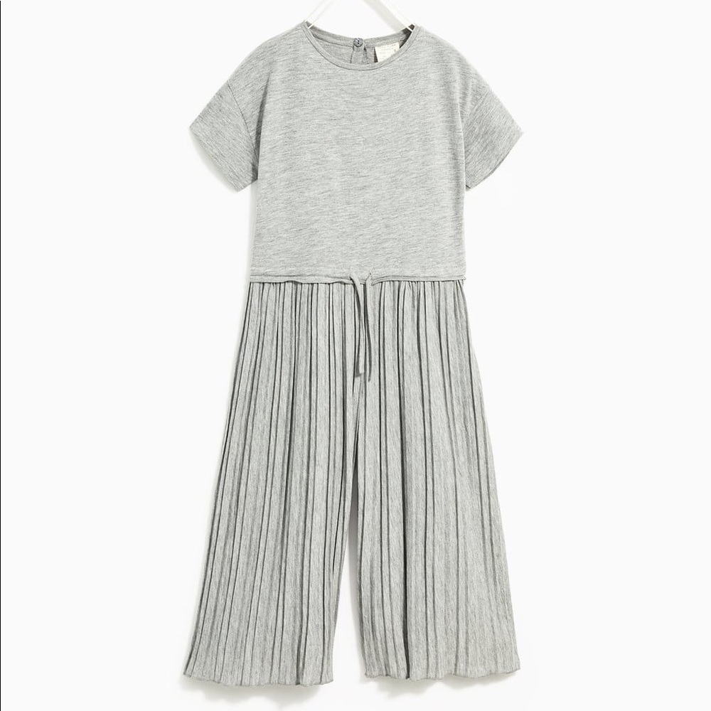 Zara Kids grey jumpsuit